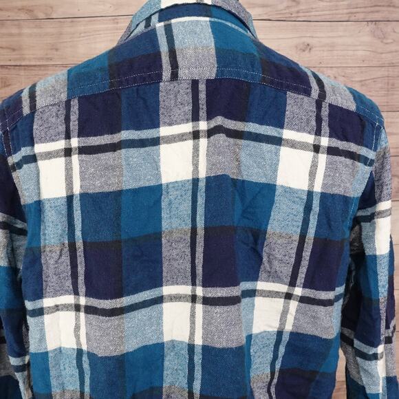 American Eagle Shirt Mens Large Plaid Heritage Flannel Long Sleeve Classic Fit - Picture 5 of 8